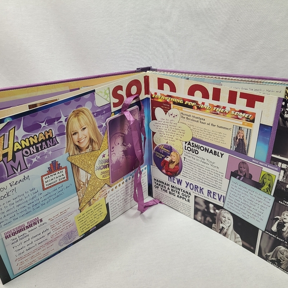 Hannah Montana backstage pass hardcover book - Picture 4 of 4